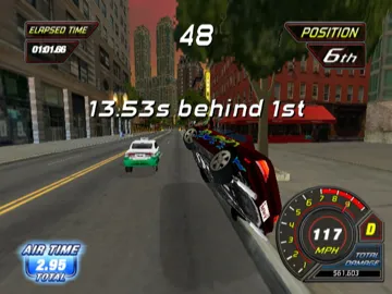 Cruis'n screen shot game playing